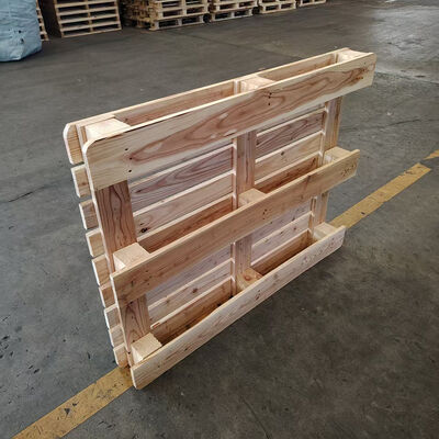 Goede prijs Heavy Duty ISPM 15 Warmtebehandelde houten pallet met aangepaste grootte voor export en verzending online