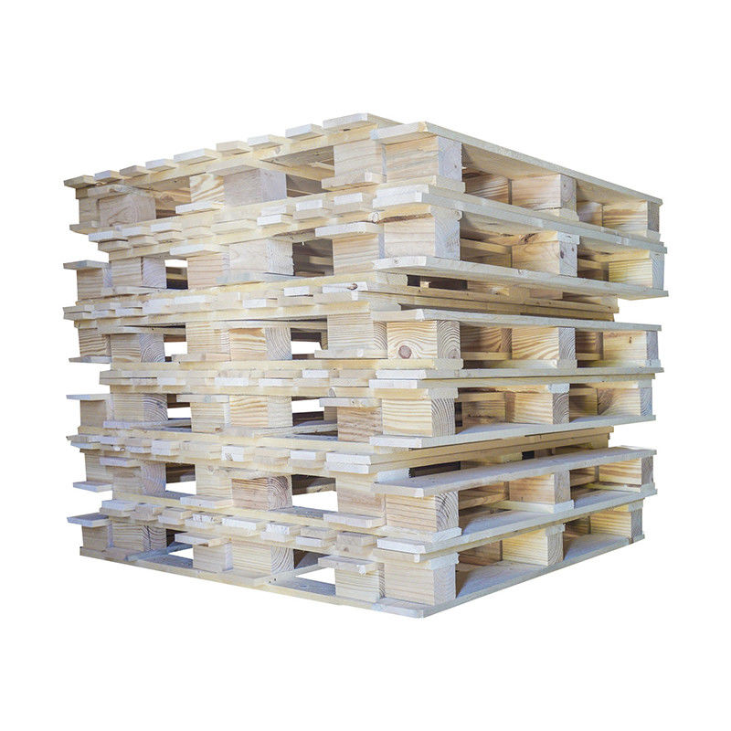 Aanpasbare grootte warmtebehandelde pallets Ispm 15 Import pallets van dennenhout voor verpakking