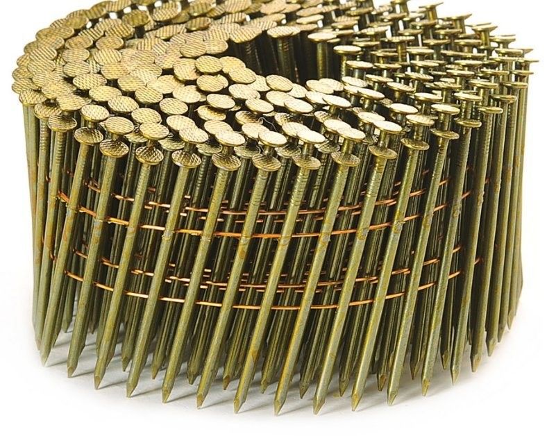 0.083 * 2 inch gegalvaniseerde spoel nagel witte verf draad schakel nagels voor pallet hout