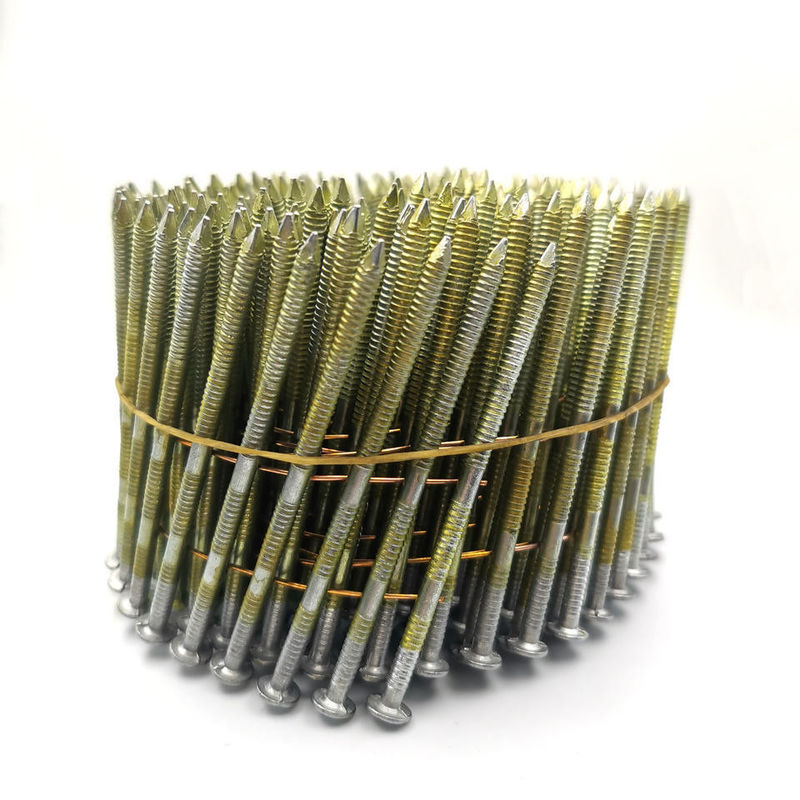 1/4 draadnagel gegalvaniseerd spoelnagel 0,099 & Prime Painted Palet Coil Nagel