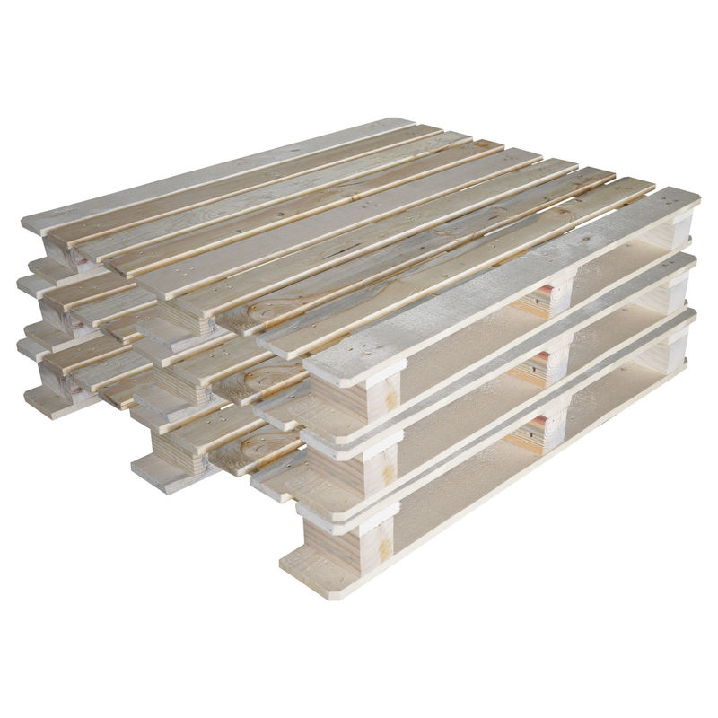 48X40 Gefumineerd houten palet 4weg inlaat type dennenhouten palet