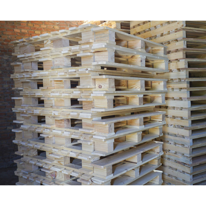 Houten pallets met warmtebehandelingen van multiplex Euro-Standard pallet voor transportopslag