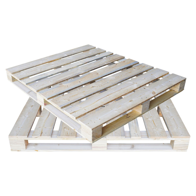 Vierzijdige Europese houten palletgrootte vork omzet gerecycleerde houten pallets