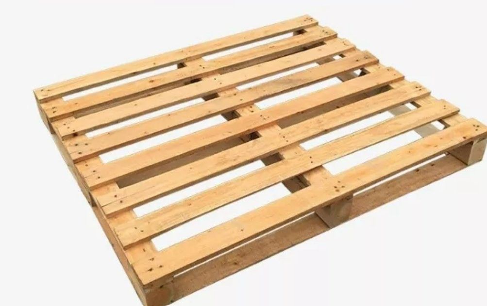 Vast hout warmtebehandelde pallets Duurzaam vierwegpallet voor vorkheftruck