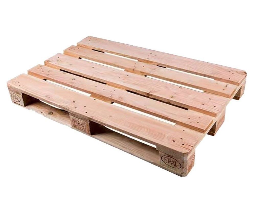 Logistiek opslag Ispm warmtebehandelde pallets Vier kanten in vork Houten euro pallets