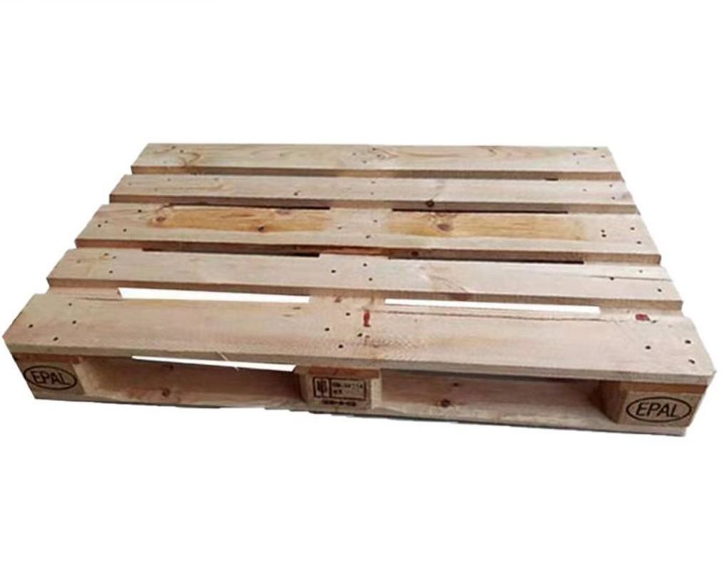 Logistiek opslag Ispm warmtebehandelde pallets Vier kanten in vork Houten euro pallets