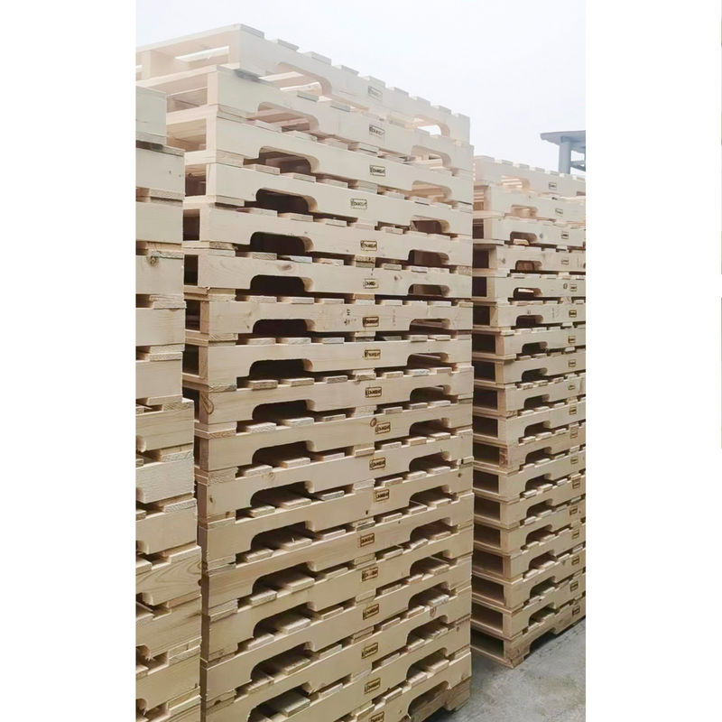 4weg blok pallet versterkt duurzaam warmtebehandeld houten pallet