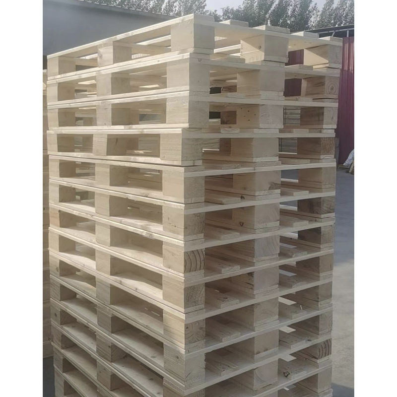 4weg blok pallet versterkt duurzaam warmtebehandeld houten pallet