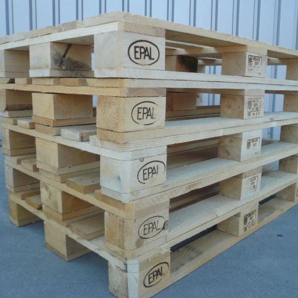 Europa Epal Decoratieve houten pallets 1200X1000 Pine Epal Hout Palet Cargo