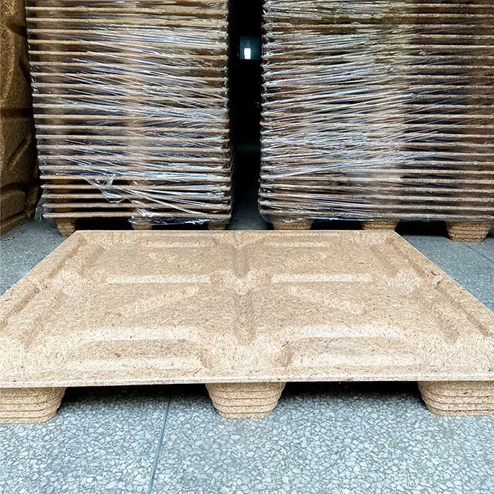 Fumigatie Vrije pers Houten pallet Euro grootte Compressor pallet Gemaakt palletbak