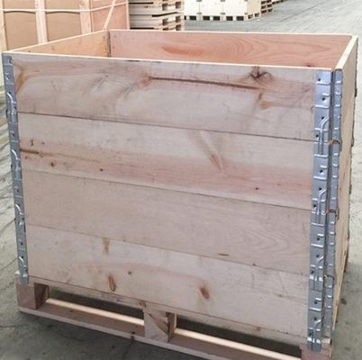 Goede prijs Omringende hoarding houten pallet kratten kraag pallet sterk scharnier houten doos online