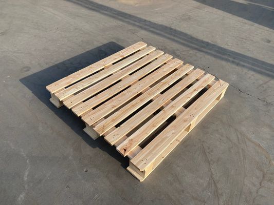 Goede prijs Marine terminal niet-gefumineerde pallets fabriek verwerking 4 way houten pallet online