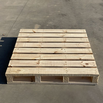 Goede prijs Fumigatievrij Export Hout pallet vochtbestendige magazijn vorklift kaartbord tweerichtings logistiek houten frame - maat online